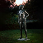 metal bronze figure sculpture art gallery modern artist